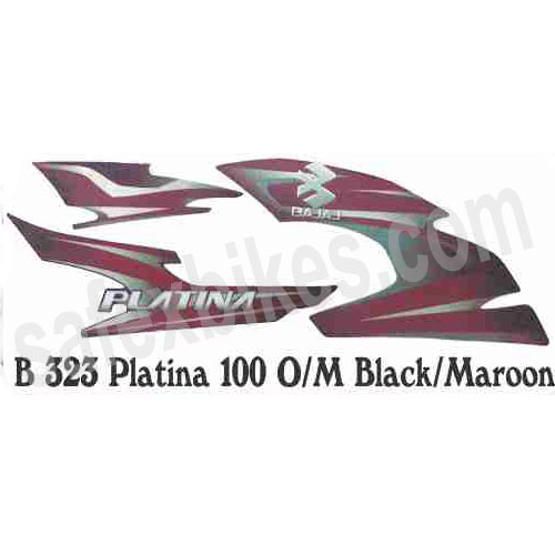 Bajaj platina 2024 125 sticker